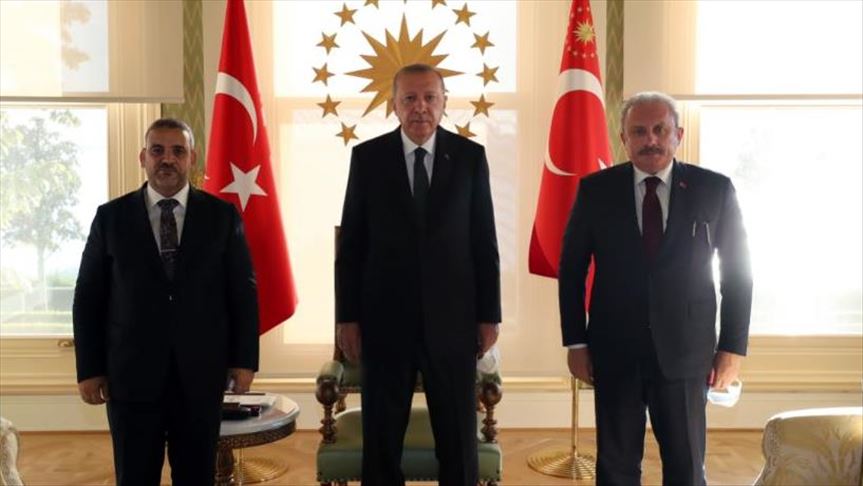 أردوغان يستقبل المشري في إسطنبول